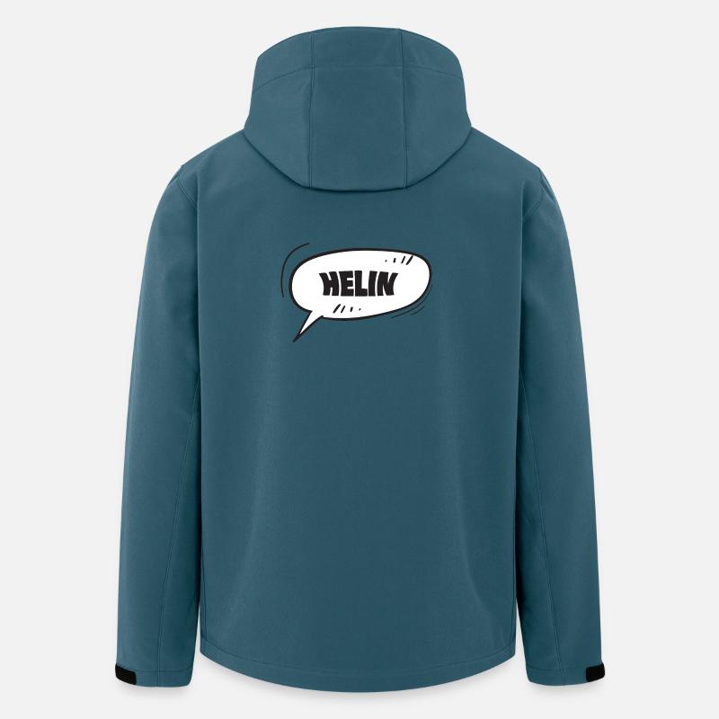 Helin - Recycelte Männer Softshell-Jacke von Stanley/Stella - Dunkles Petrol
