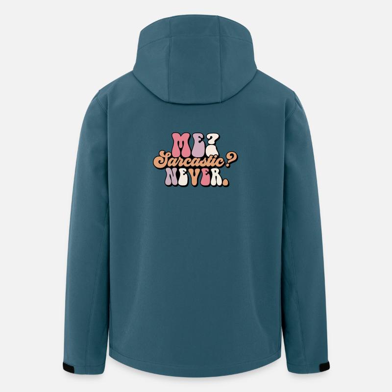 J’aime les déclarations sur moi-même. - Veste softshell homme en polyester recyclé Stanley/Stella - bleu pétrole foncé