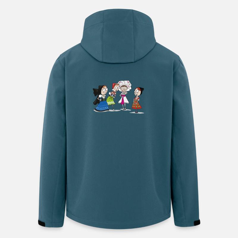 COMIC - SERBSKE DRASTY - Men’s Recycled Softshell Jacket by Stanley/Stella - stargazer