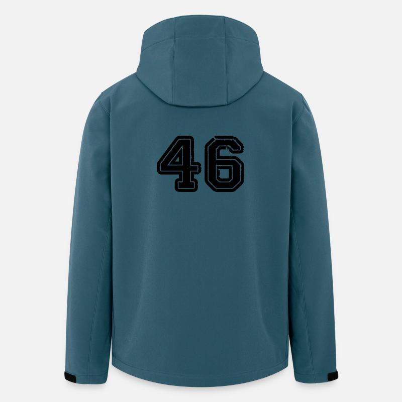 46 - Recycelte Männer Softshell-Jacke von Stanley/Stella - Dunkles Petrol