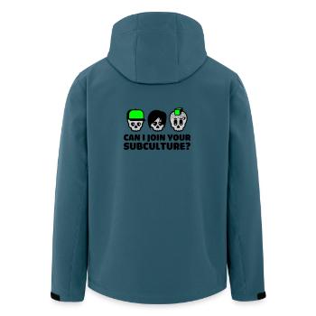 subculture - Men’s Recycled Softshell Jacket by Stanley/Stella - stargazer - Back - AI Model Male 185 light (185cm)