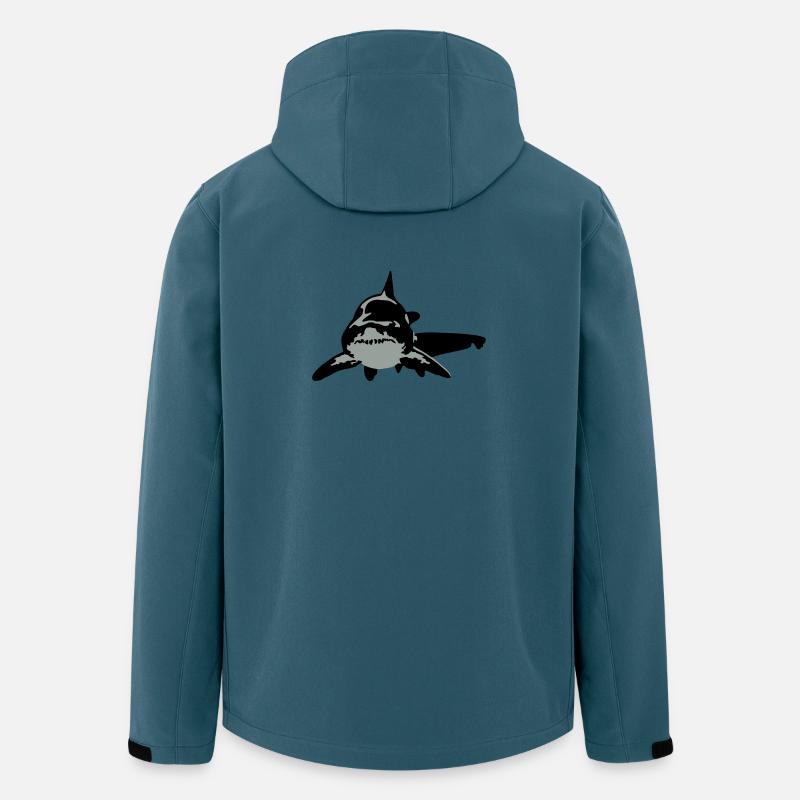 Hai - Recycelte Männer Softshell-Jacke von Stanley/Stella - Dunkles Petrol