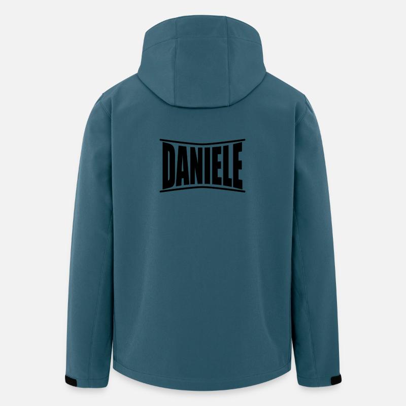 Daniele T-Shirt Geschenkidee - Recycelte Männer Softshell-Jacke von Stanley/Stella - Dunkles Petrol