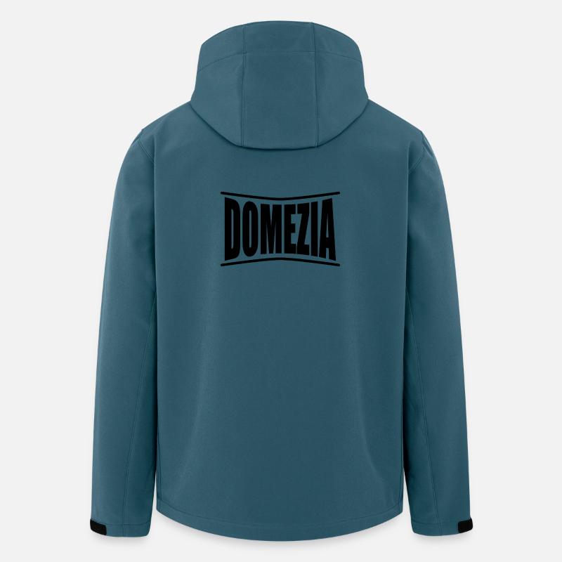 T-Shirt Domezia T-Shirt Geschenkidee - Recycelte Männer Softshell-Jacke von Stanley/Stella - Dunkles Petrol