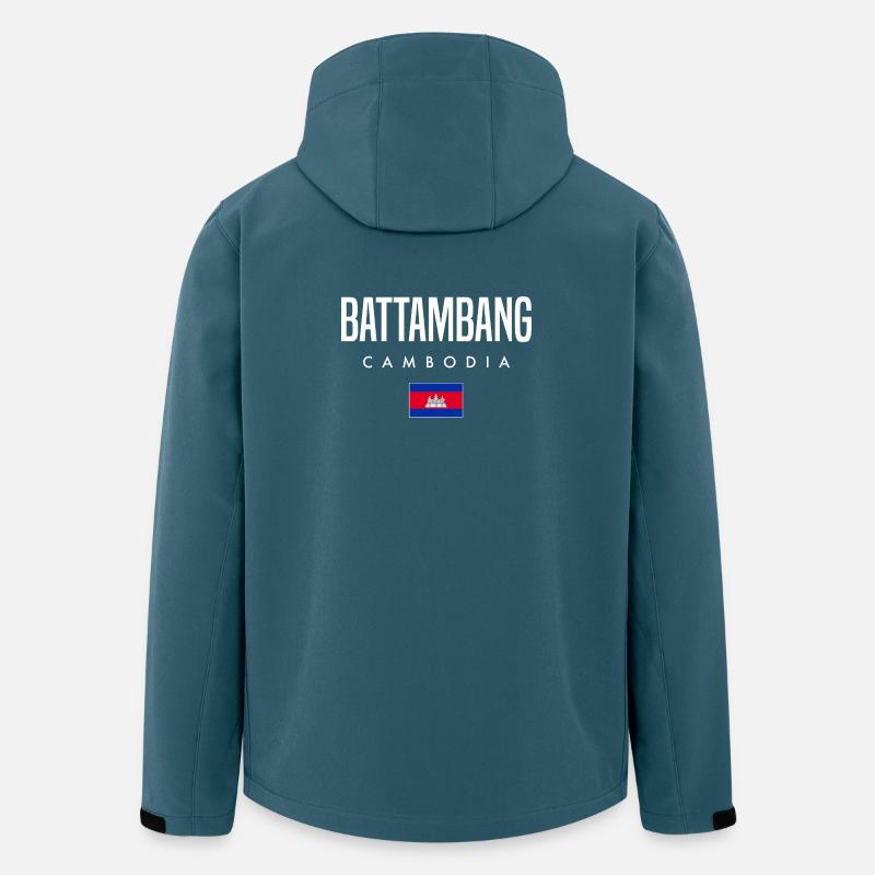 Battambang Kambodscha Khmer - Recycelte Männer Softshell-Jacke von Stanley/Stella - Dunkles Petrol