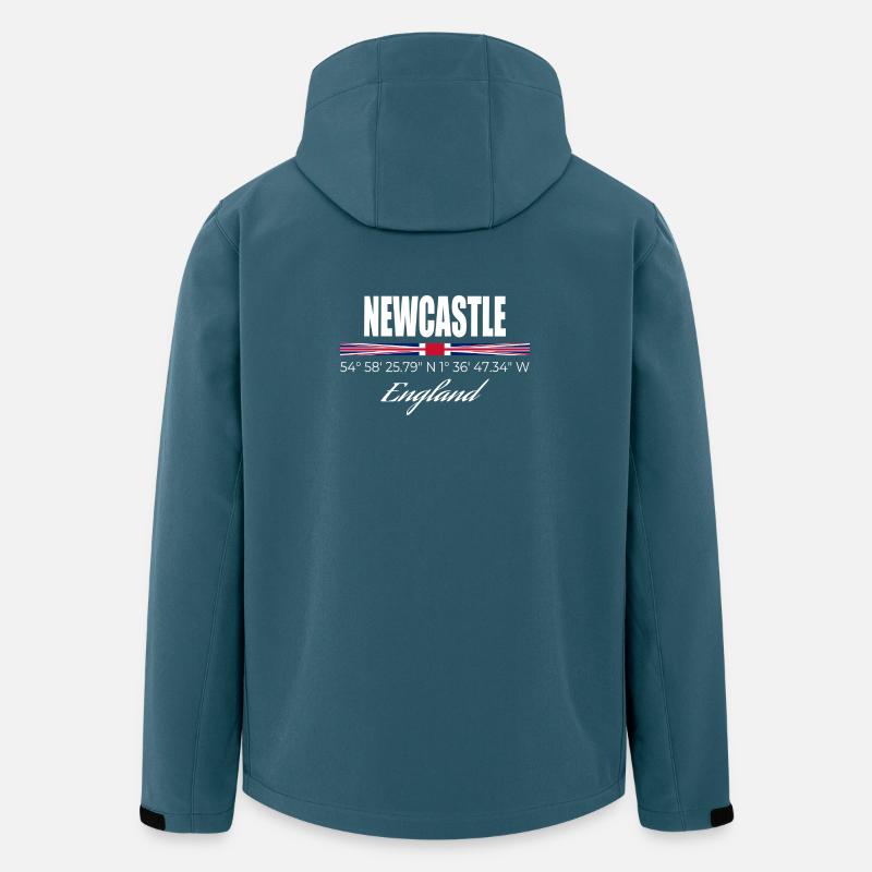 Newcastle - Recycelte Männer Softshell-Jacke von Stanley/Stella - Dunkles Petrol