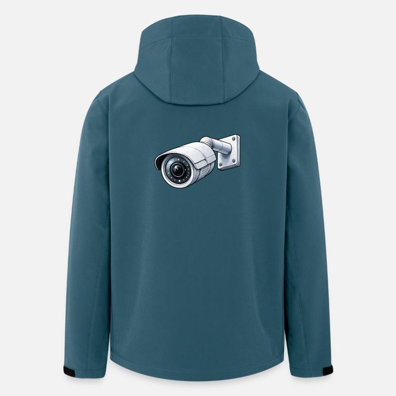 Security Camera Surveillance Camera - Men’s Recycled Softshell Jacket by Stanley/Stella - stargazer