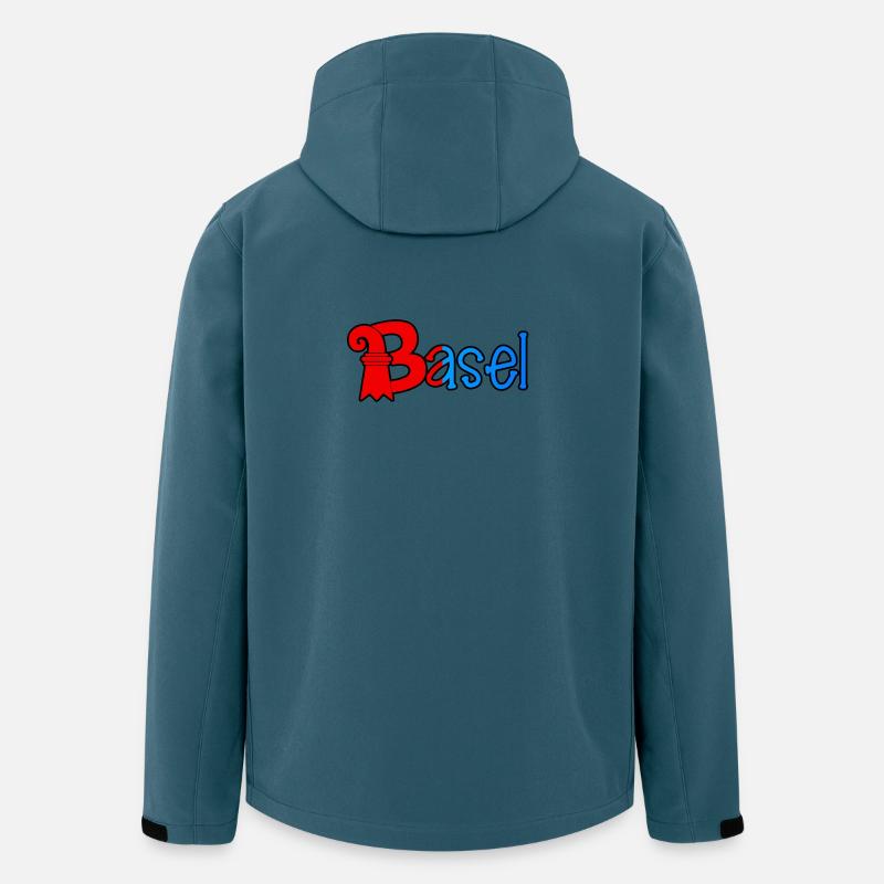 Basel RedBlue Rook Logo - Recycelte Männer Softshell-Jacke von Stanley/Stella - Dunkles Petrol