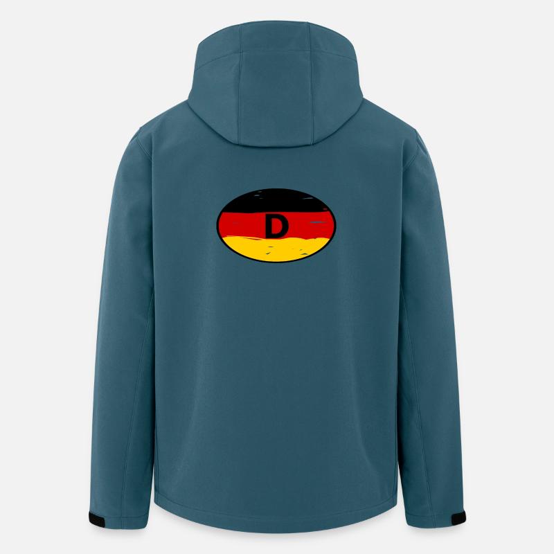 Germany Stickers - Men’s Recycled Softshell Jacket by Stanley/Stella - stargazer