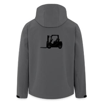 Chariot élévateur Élévateur, poignée, chariot élévateur - Veste softshell homme en polyester recyclé Stanley/Stella -  - Dos - AI Model Male 185 light (185cm)
