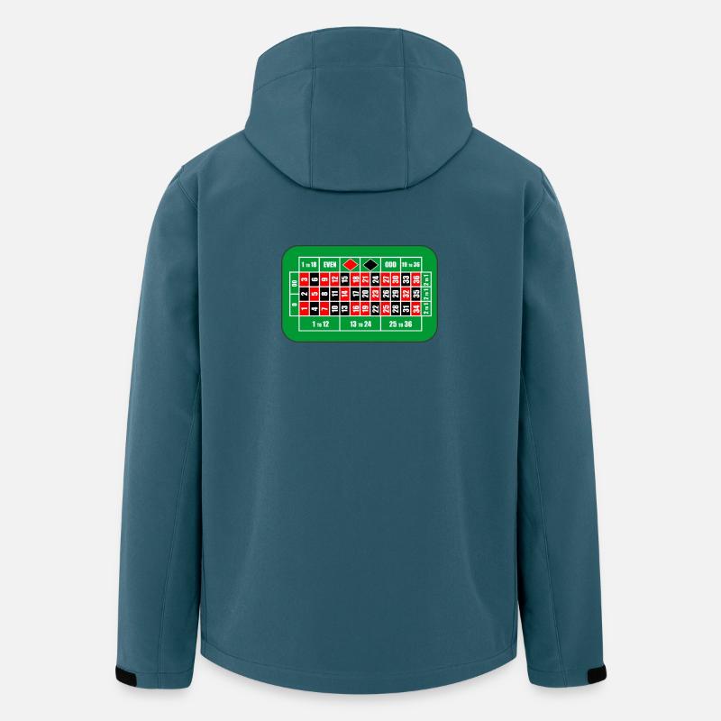 Table Casino - Veste softshell homme en polyester recyclé Discoverer Stanley/Stella - bleu pétrole foncé