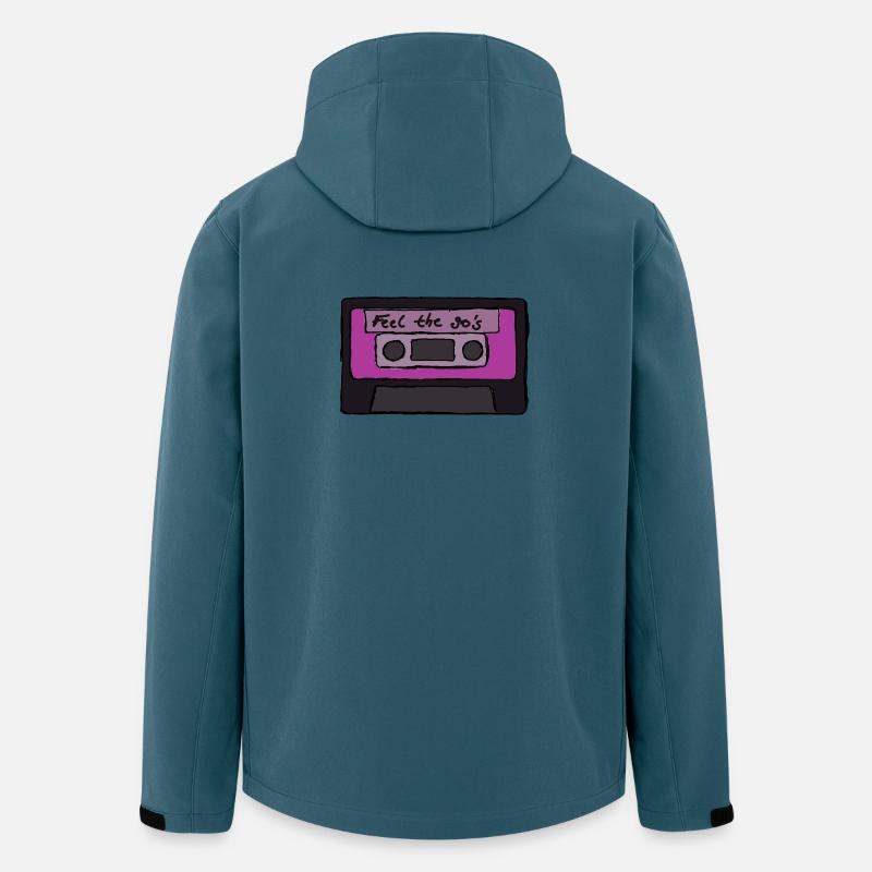 Feel the 90s - Recycelte Männer Softshell-Jacke von Stanley/Stella - Dunkles Petrol