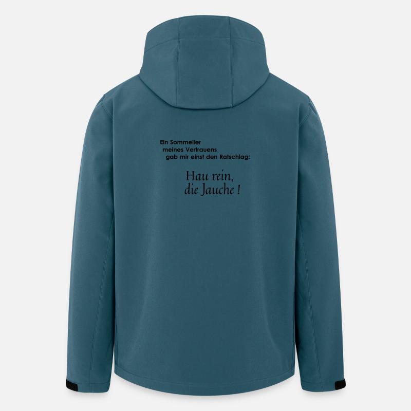 Sommelier - Recycelte Männer Softshell-Jacke von Stanley/Stella - Dunkles Petrol