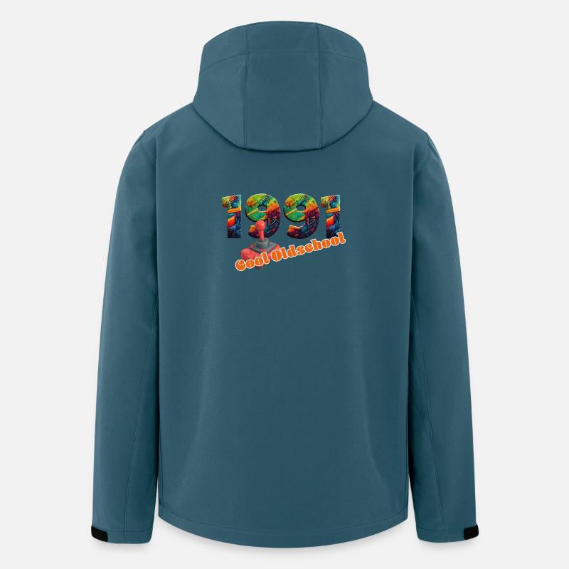 1991 – Digital Retro Gaming Design - Men’s Recycled Softshell Jacket by Stanley/Stella - stargazer