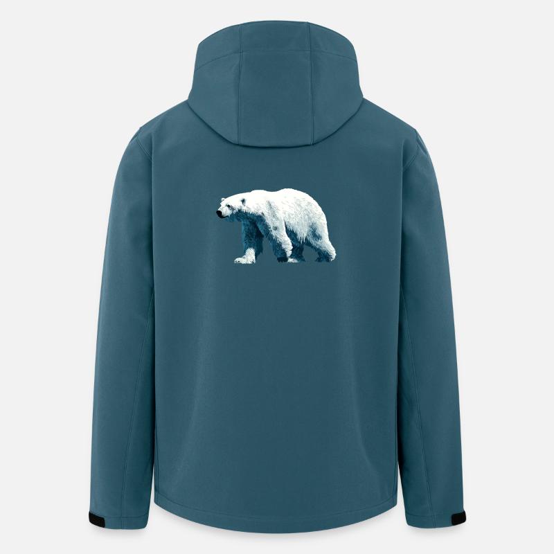 Polar Bear Polar Bear - Men’s Recycled Softshell Jacket by Stanley/Stella - stargazer