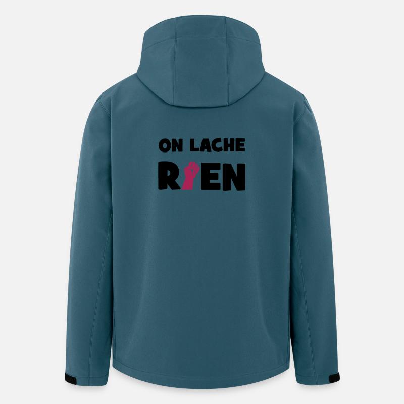 On lâche rien ! - Recycelte Männer Softshell-Jacke von Stanley/Stella - Dunkles Petrol