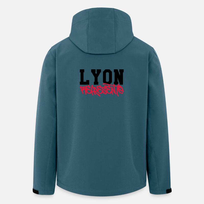 Lyon Représente - Veste softshell homme en polyester recyclé Stanley/Stella - bleu pétrole foncé