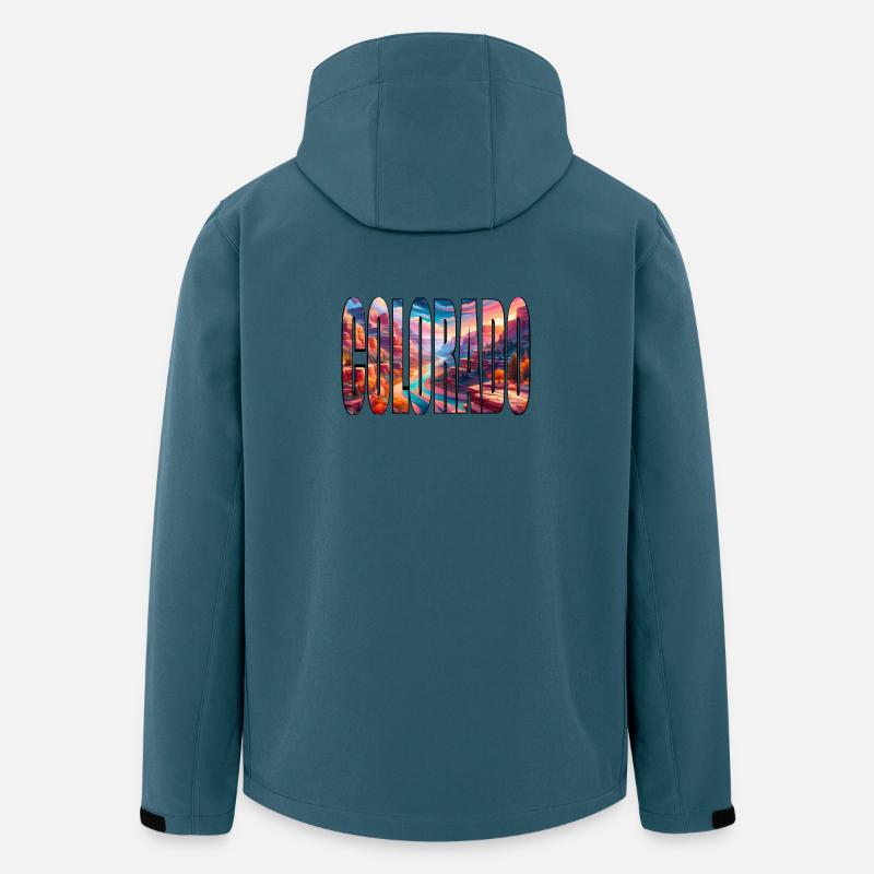 COLORADO - Recycelte Männer Softshell-Jacke von Stanley/Stella - Dunkles Petrol