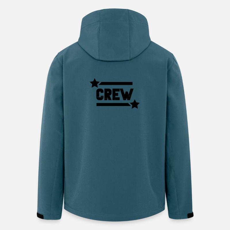 Crew - Recycelte Männer Softshell-Jacke von Stanley/Stella - Dunkles Petrol
