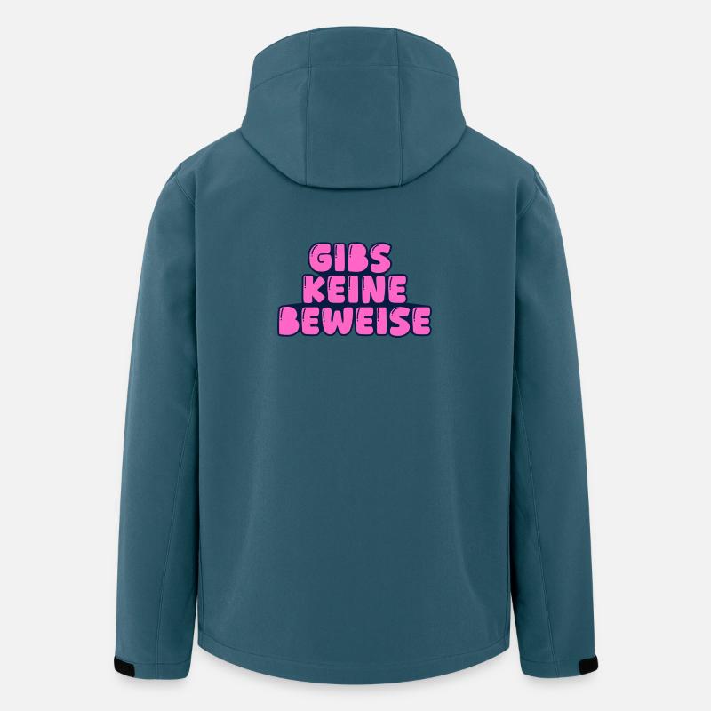 gibs keine beweise - Recycelte Männer Softshell-Jacke von Stanley/Stella - Dunkles Petrol