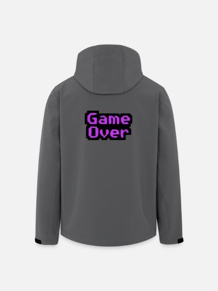  Game Over Pixel Retro - Recycelte Männer Softshell-Jacke von Stanley/Stella - Dunkles Petrol