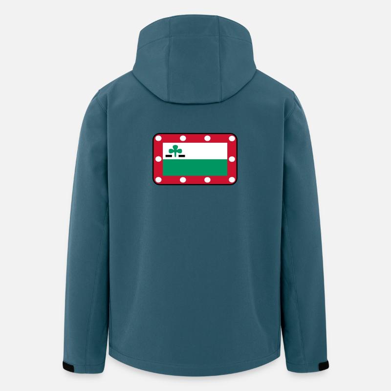 Meppeldag-Flaggenlogo – Urban Style - Recycelte Männer Softshell-Jacke von Stanley/Stella - Dunkles Petrol