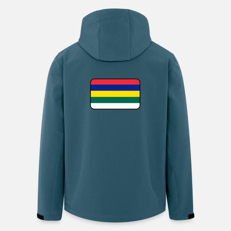 Terschelling Flag Logo – Island Wear - Men’s Recycled Softshell Jacket by Stanley/Stella - stargazer