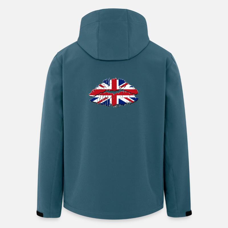Pop Art Union Jack Lips - Men’s Recycled Softshell Jacket by Stanley/Stella - stargazer