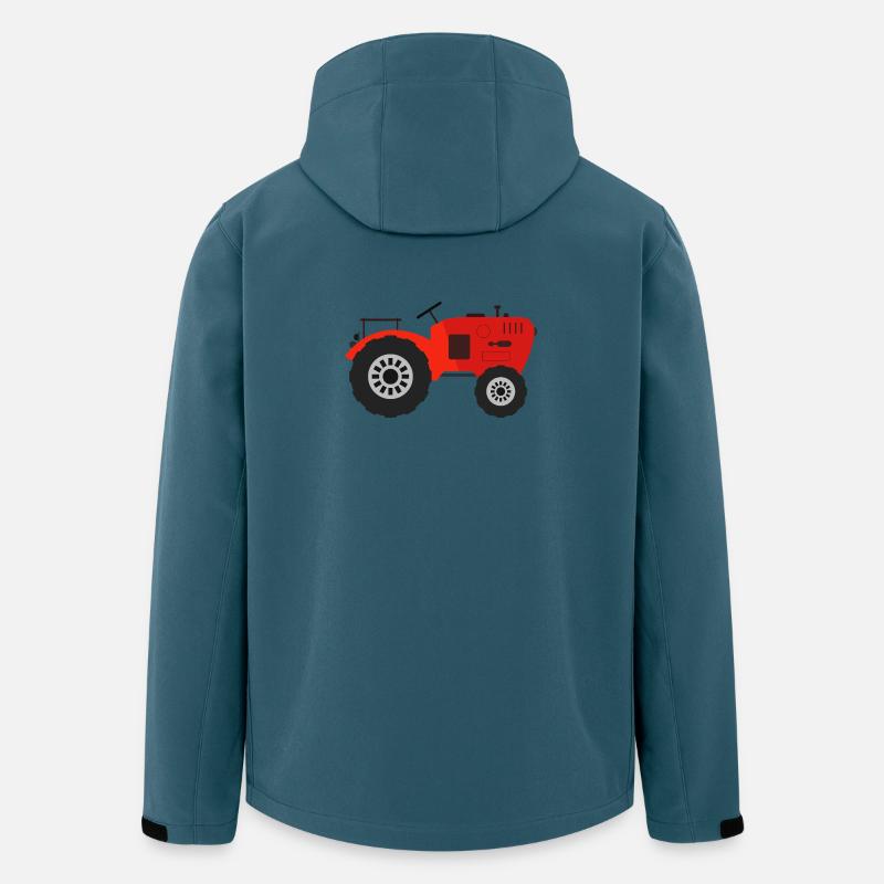 Traktor - Recycelte Männer Softshell-Jacke von Stanley/Stella - Dunkles Petrol
