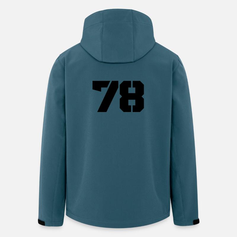 78 - Recycelte Männer Softshell-Jacke von Stanley/Stella - Dunkles Petrol