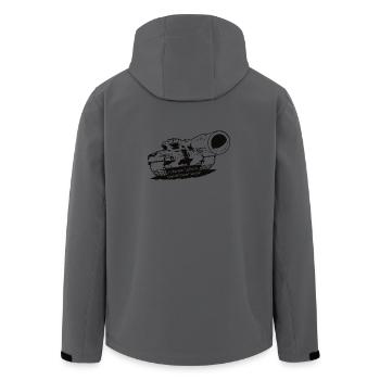 Léopard - Veste softshell homme en polyester recyclé Stanley/Stella -  - Dos - AI Model Male 185 light (185cm)