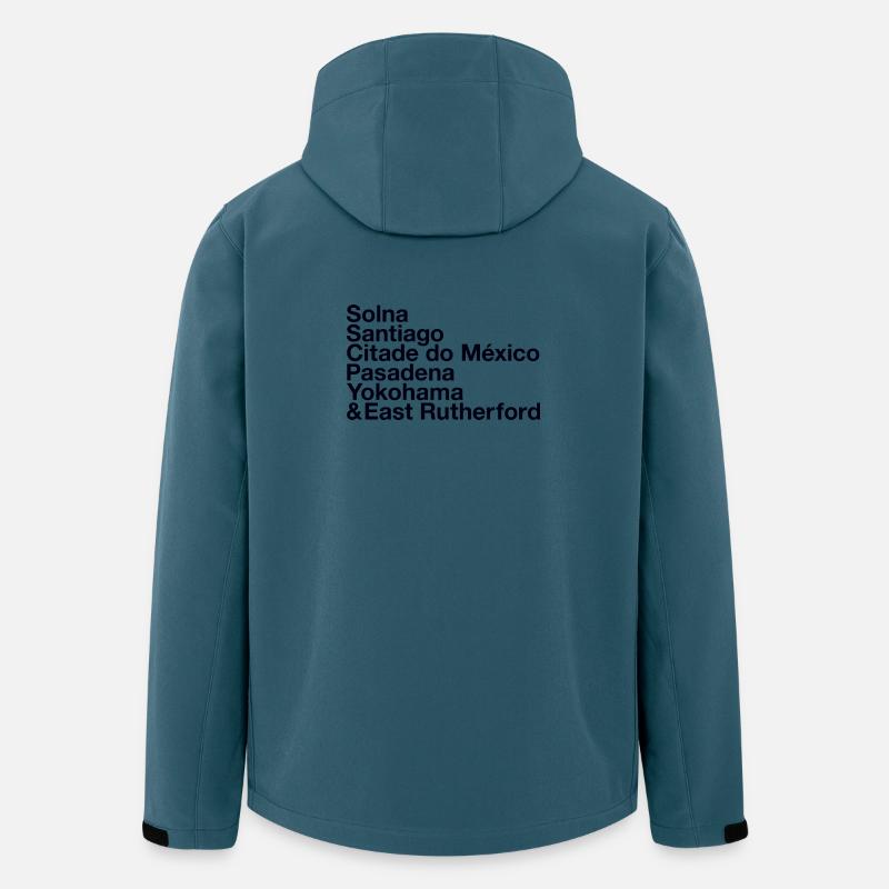 Finale Brasilien - Recycelte Männer Softshell-Jacke von Stanley/Stella - Dunkles Petrol