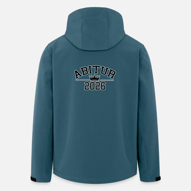 Abitur 2026 - Recycelte Männer Softshell-Jacke von Stanley/Stella - Dunkles Petrol