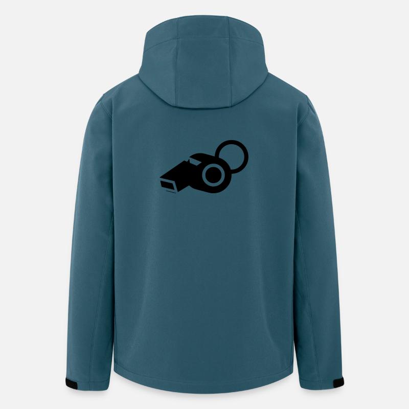 Whistle Referee Coach - Men’s Recycled Softshell Jacket by Stanley/Stella - stargazer