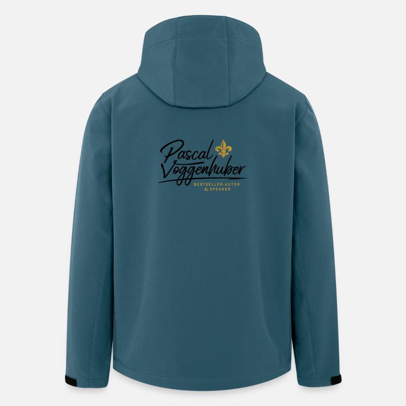 Pascal Voggenhuber Autor & Speaker - Recycelte Männer Softshell-Jacke von Stanley/Stella - Dunkles Petrol