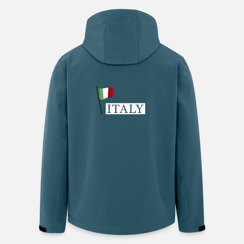 ITALY Claim - Recycelte Männer Softshell-Jacke von Stanley/Stella - Dunkles Petrol