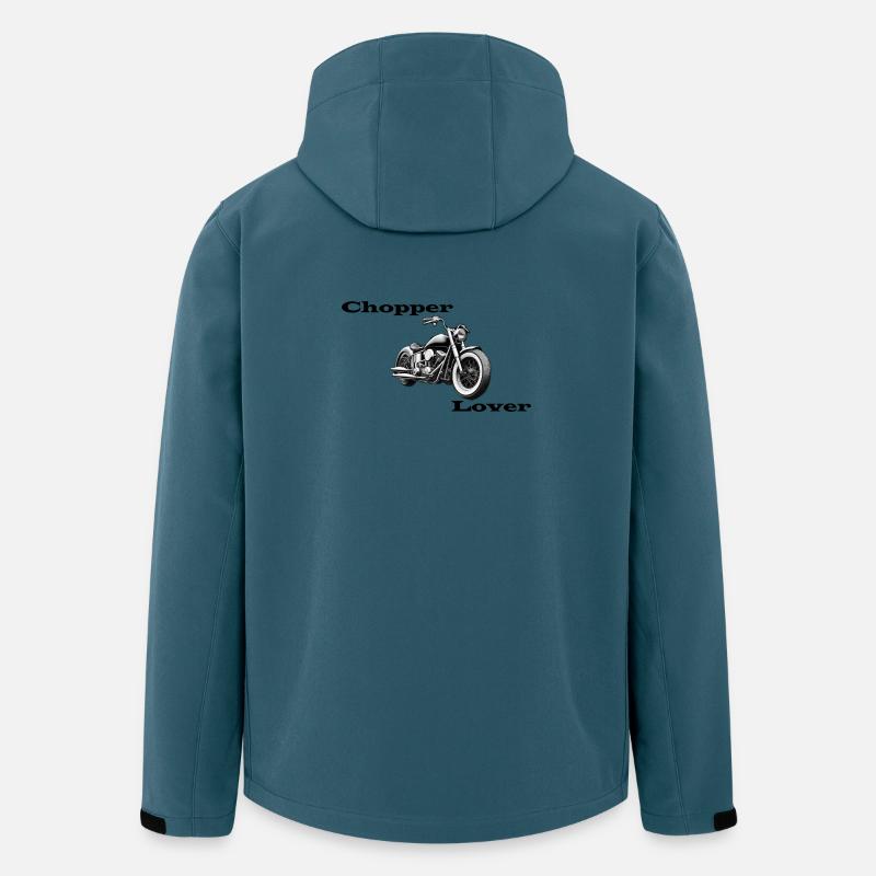 Chopper Lover - Recycelte Männer Softshell-Jacke von Stanley/Stella - Dunkles Petrol