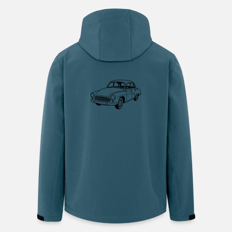 Wartburg 311 / 312 Coupé - Veste softshell homme en polyester recyclé Stanley/Stella - bleu pétrole foncé