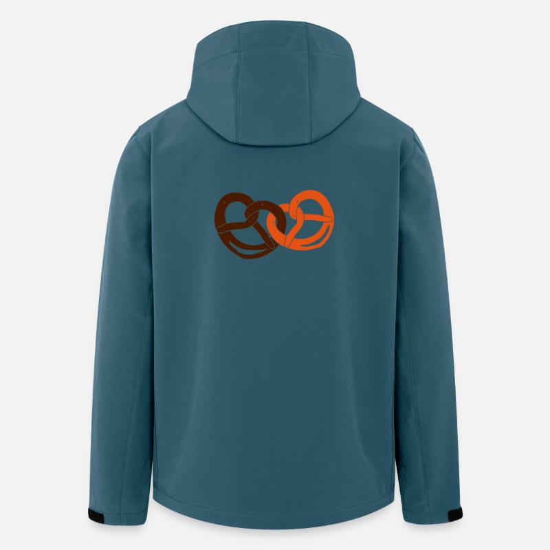 Bayernherzen - Recycelte Männer Softshell-Jacke von Stanley/Stella - Dunkles Petrol