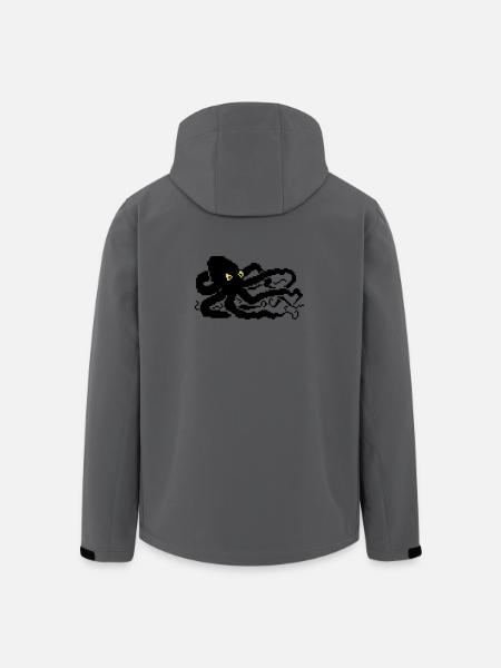 8bit pixel octopus - Men’s Recycled Softshell Jacket by Stanley/Stella - stargazer