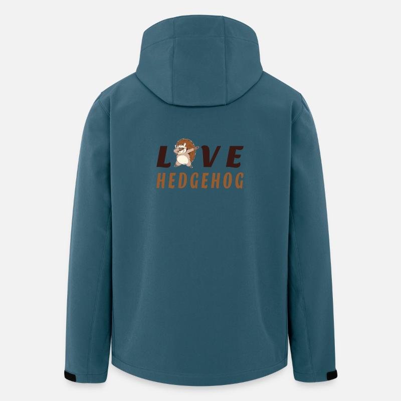 Love Hedgehogs - Men’s Recycled Softshell Jacket by Stanley/Stella - stargazer