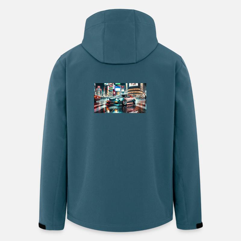 Driftauto - Recycelte Männer Softshell-Jacke von Stanley/Stella - Dunkles Petrol