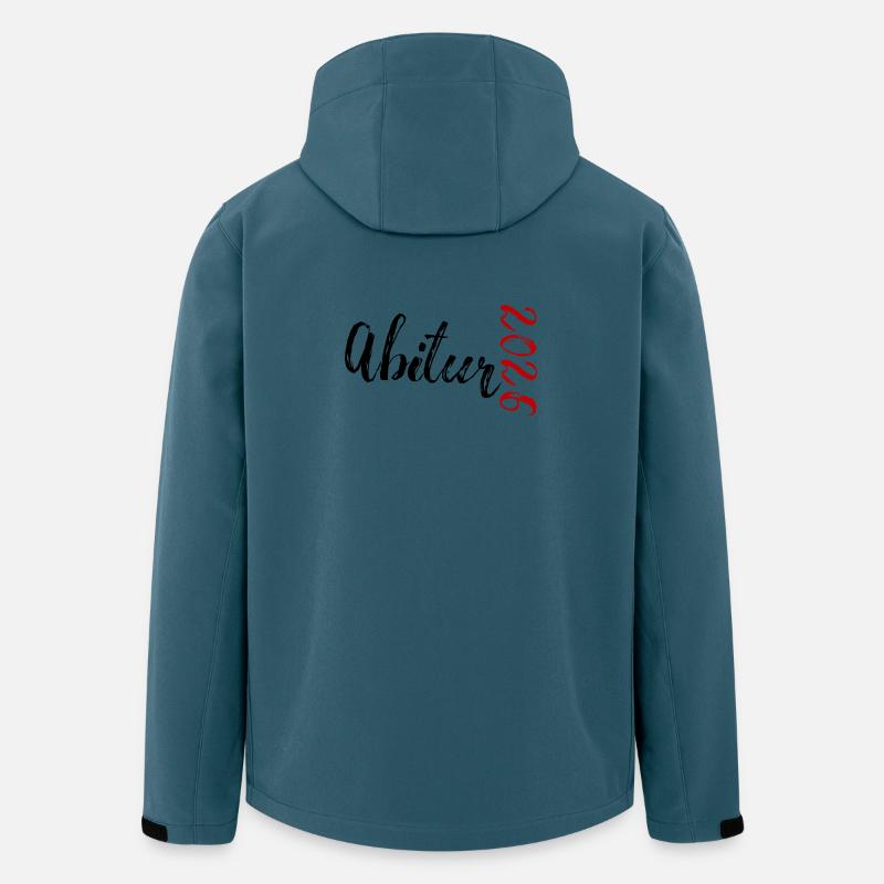 Abitur 2026 - Recycelte Männer Softshell-Jacke von Stanley/Stella - Dunkles Petrol
