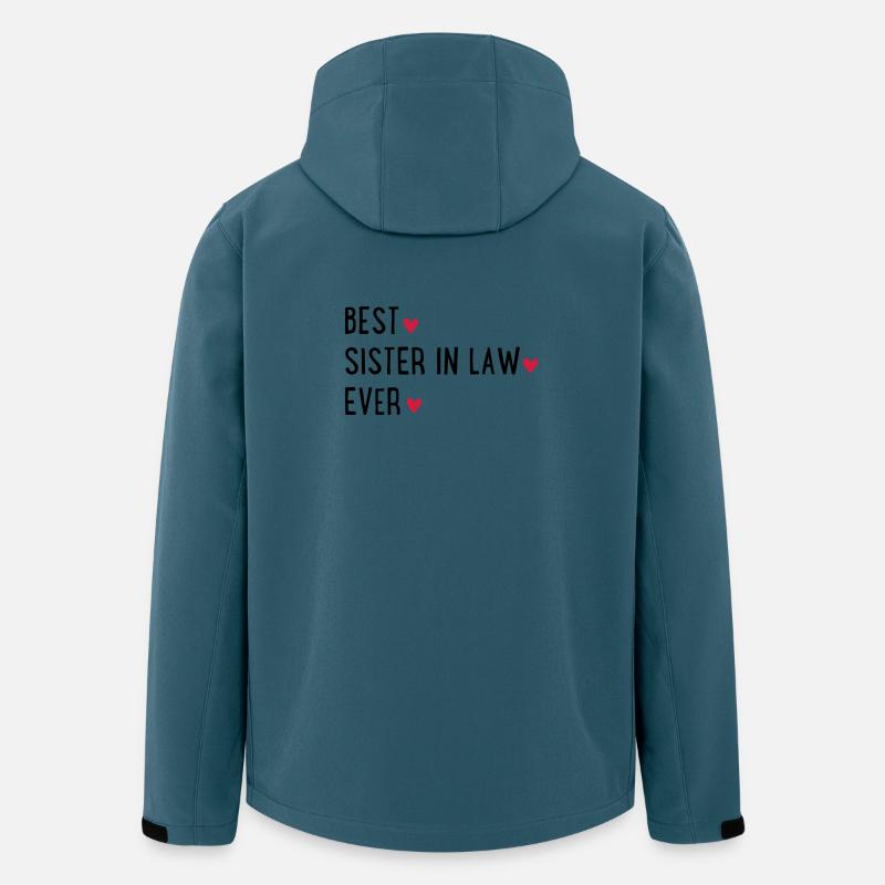 Best sister in law - Recycelte Männer Softshell-Jacke von Stanley/Stella - Dunkles Petrol