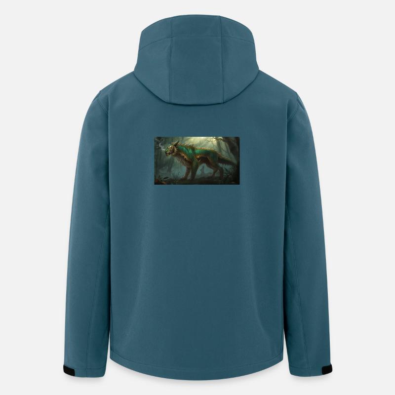 Drachentiger 2 - Recycelte Männer Softshell-Jacke von Stanley/Stella - Dunkles Petrol