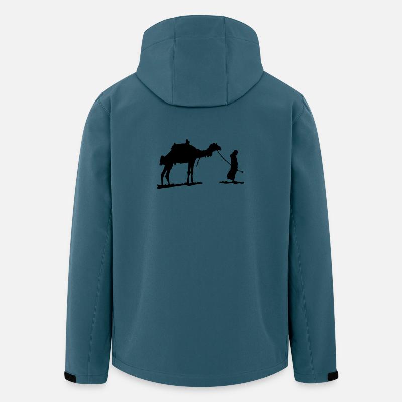 Bedouin - Recycelte Männer Softshell-Jacke von Stanley/Stella - Dunkles Petrol