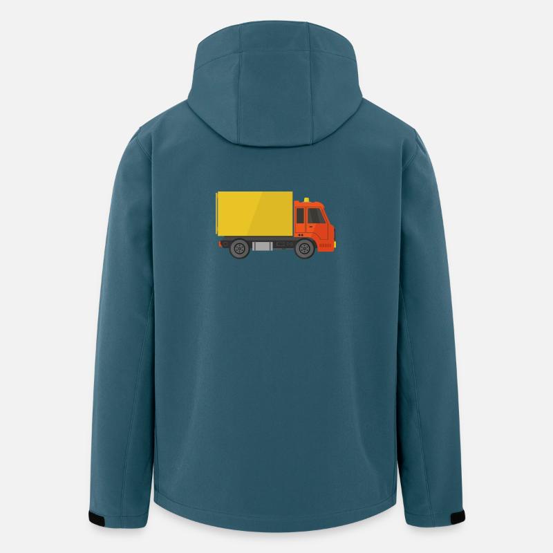 Lieferauto - Recycelte Männer Softshell-Jacke von Stanley/Stella - Dunkles Petrol