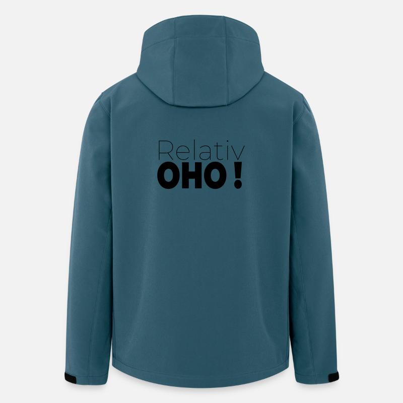Relativ oho - Recycelte Männer Softshell-Jacke von Stanley/Stella - Dunkles Petrol