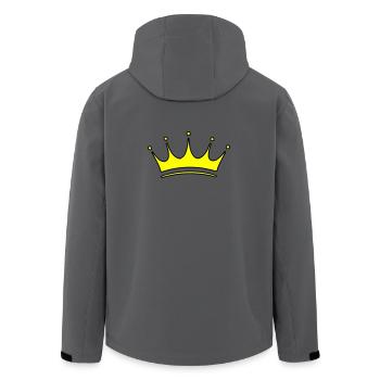 Crown Symbol - Men’s Recycled Softshell Jacket by Stanley/Stella - stargazer - Back - AI Model Male 185 light (185cm)