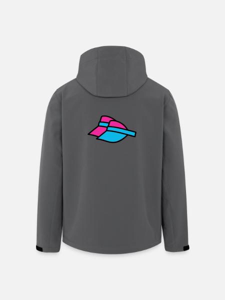 90er Sonnenblenden Retro Visor - Recycelte Männer Softshell-Jacke von Stanley/Stella - Dunkles Petrol